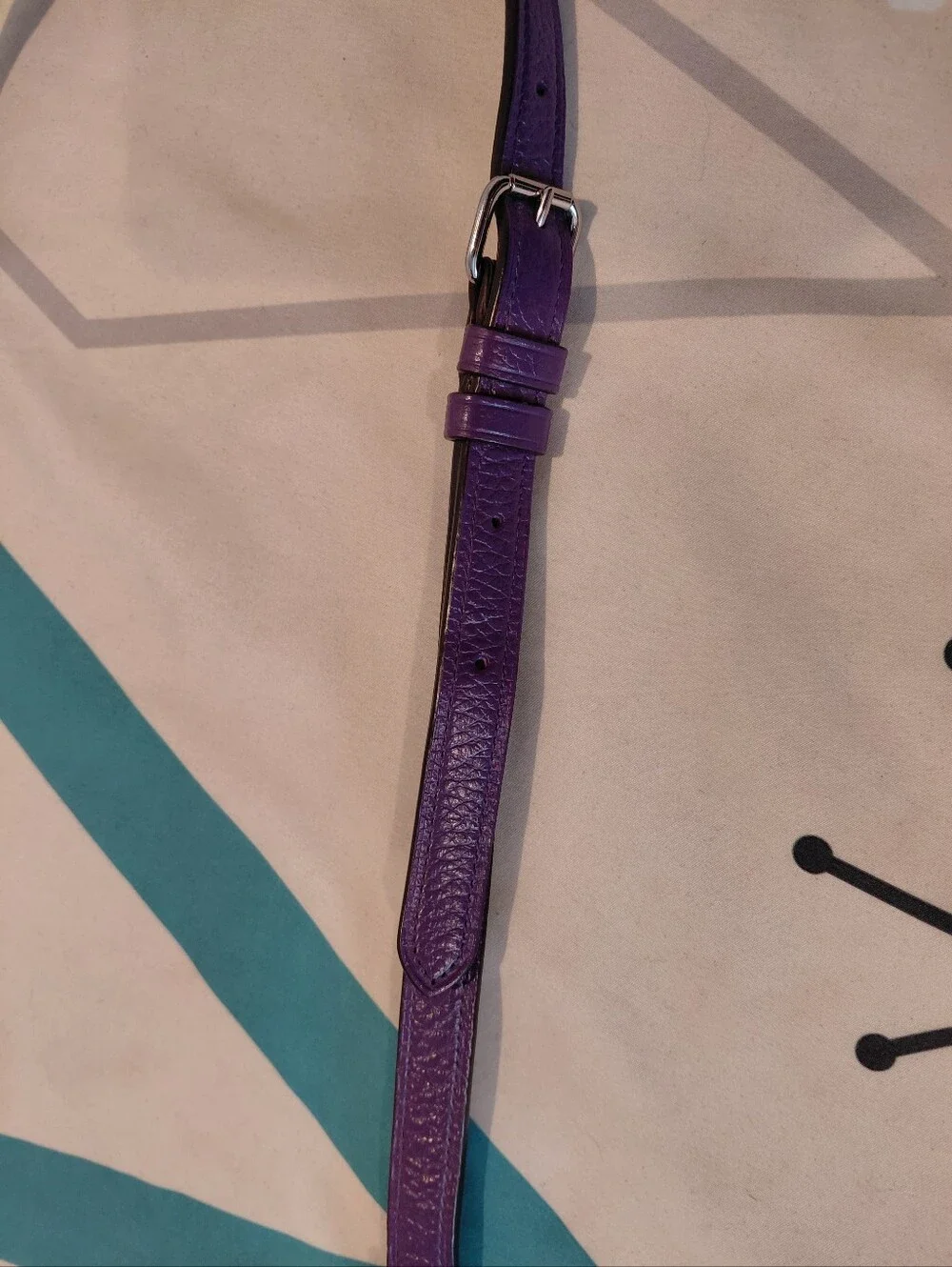 COACH  Slouch hobo In Purple Pebble Leather